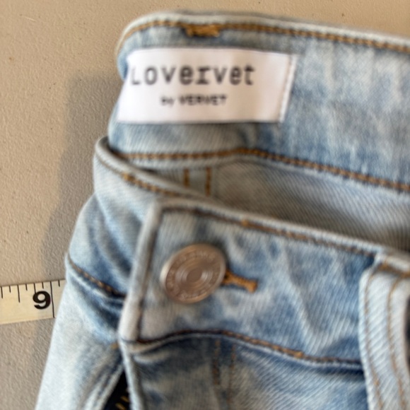 Lovervet - Kick Flare Cropped - Light Wash - 14W - Picture 3 of 12
